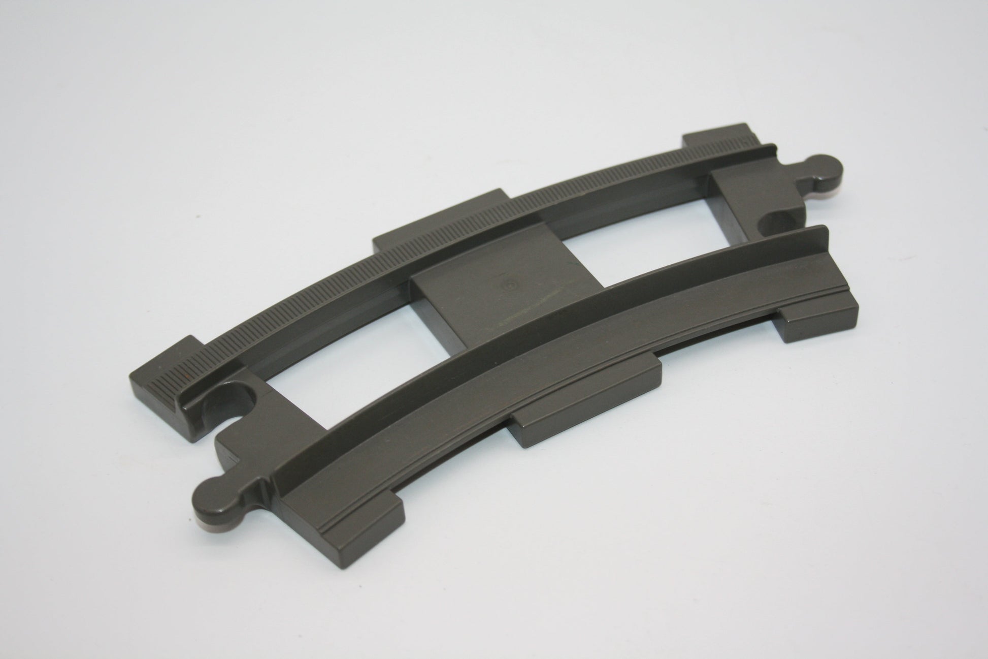 Duplo - Kurve/gebogene Gleise - neugrau/helllgrau - Schienen - Eisenbahn - Schienen/Gleise