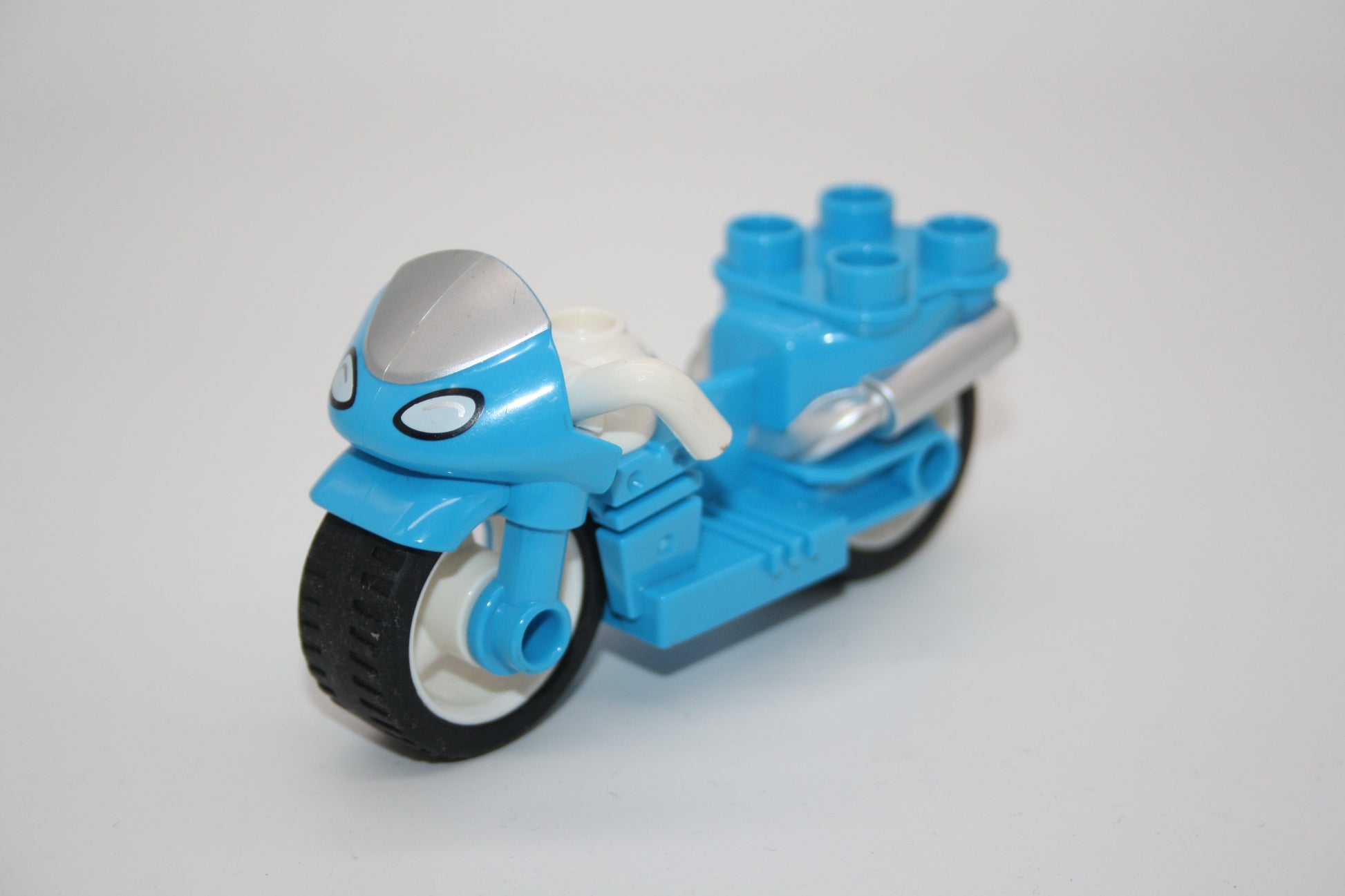 Duplo - Motorrad modern - versch. Farben - Motorrad - Fahrzeuge - hellblau - Fahrzeuge