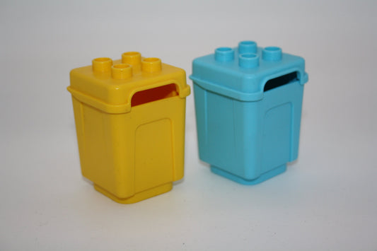 Duplo - Mülltonnen - versch. Farben - Einrichtung - Zubehör/Accessoires - Accessoires/Zubehör