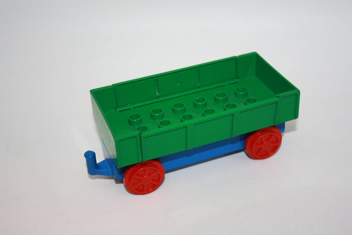 Duplo - Niederbordwagon - grün - Eisenbahn - Wagon/Waggon - Waggons
