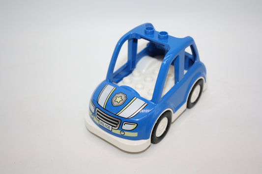 Duplo - Polizeiwagen/Polizeiauto/Streifenwagen - blau - Auto/PKW - neu/unbespielt - Waggons