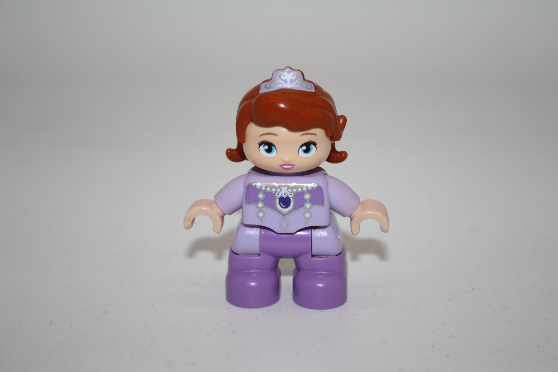 Duplo - Prinzessin - braune Haare/Lila Kleidung - neue Serie - Figuren