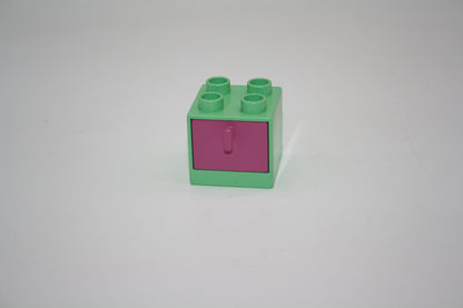 Duplo - Schubladen Schrank - versch. Farben - Einrichtung - Möbel - Küche/Wohnraum - mint-pink - Möbel