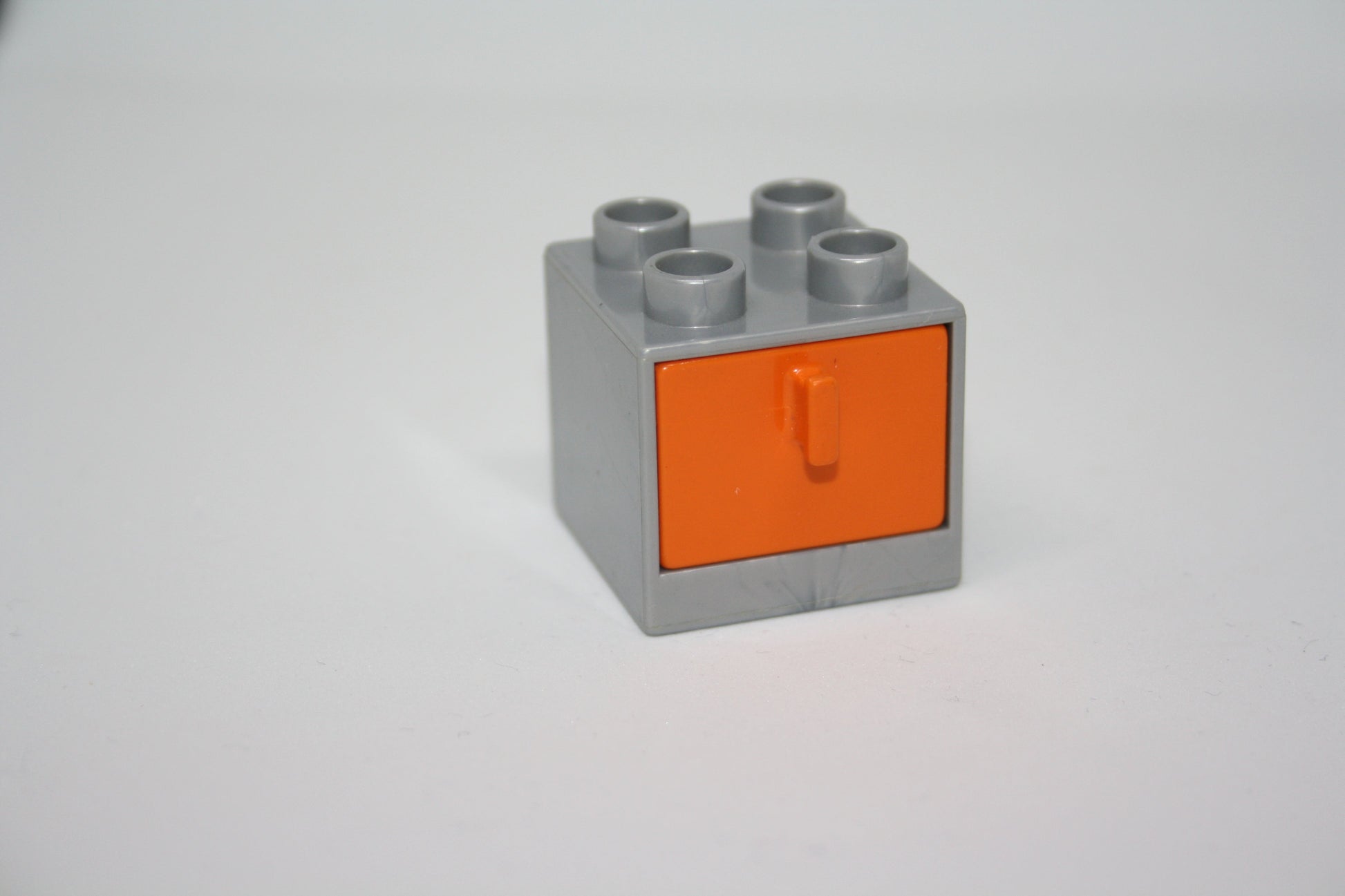Duplo - Schubladen Schrank - versch. Farben - Einrichtung - Möbel - Küche/Wohnraum - silber-orange - Möbel