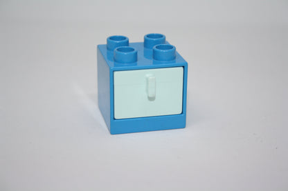 Duplo - Schubladen Schrank - versch. Farben - Einrichtung - Möbel - Küche/Wohnraum - neublau-pastellblau - Möbel