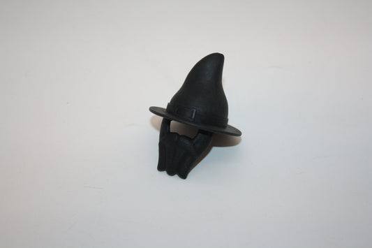 Duplo - Schwarzer Zauberer Hut mit Bart - Ersatzteile/Zubehör - Einzelteile - Accessoires