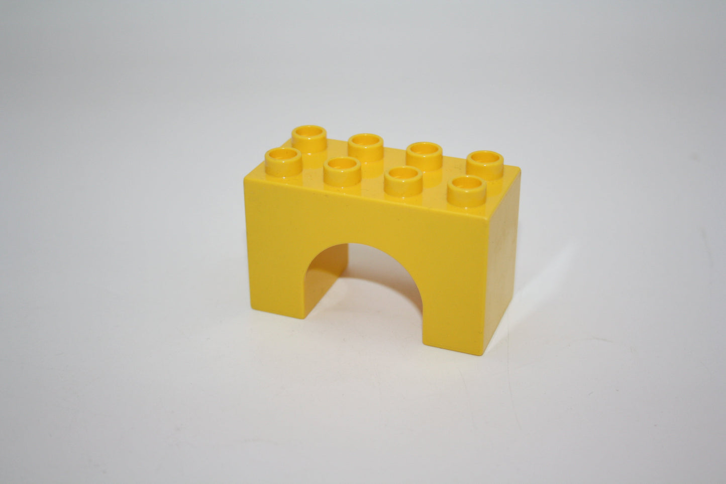 Duplo - Stützsteine 2x4 Noppen - versch. Farben - einzelne Steine - gelb-bogen - Einzelne Steine