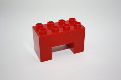 Duplo - Stützsteine 2x4 Noppen - versch. Farben - einzelne Steine - rot - Einzelne Steine