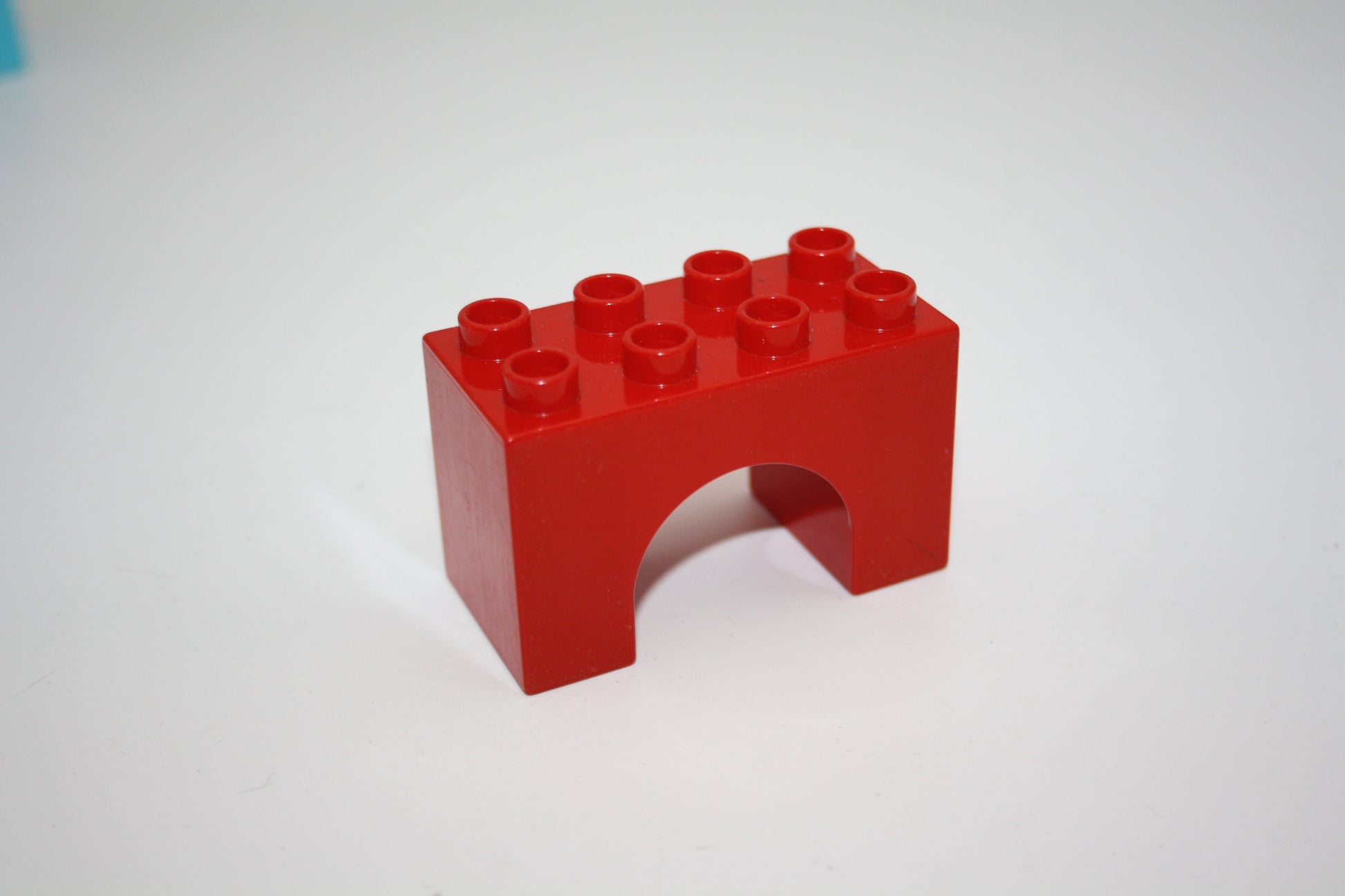 Duplo - Stützsteine 2x4 Noppen - versch. Farben - einzelne Steine - rot-bogen - Einzelne Steine