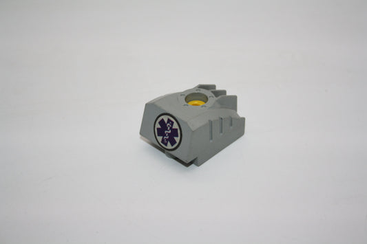 Duplo Toolo - 2x2 Intelli Sound Stein - Rettungsdienst Empblem - hellgrau - Ersatzteil - Ersatzteil/Einzelteil