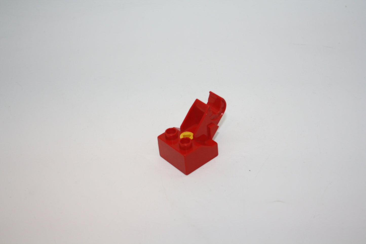 Duplo Toolo - 2x2 Stein mit abgewinkeltem Clip - 6285c01 - rot - Ersatzteil - Ersatzteil/Einzelteil