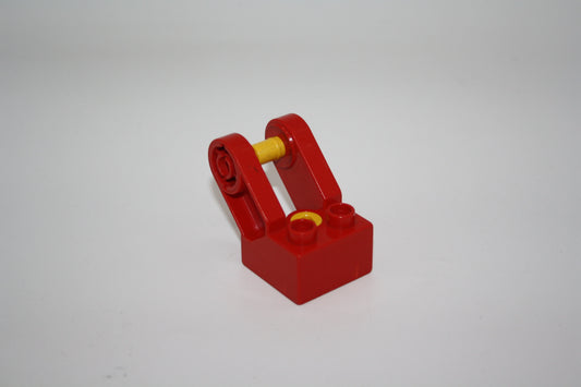 Duplo Toolo - 2x2 Stein mit abgewinkelter Halterung - 6284c01 - rot - Ersatzteil - Ersatzteil/Einzelteil