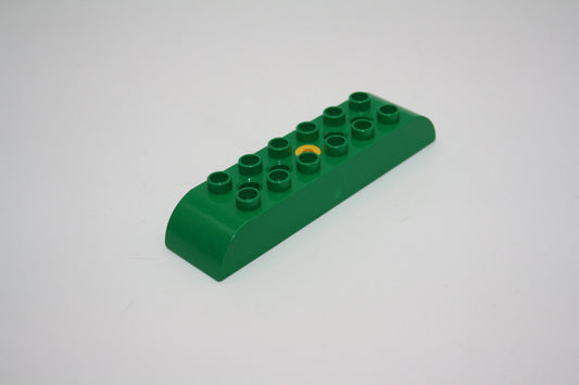 Duplo Toolo - 2x8 Stein mit Wölbungen - 6671c01 - grün - Steine - Ersatzteile