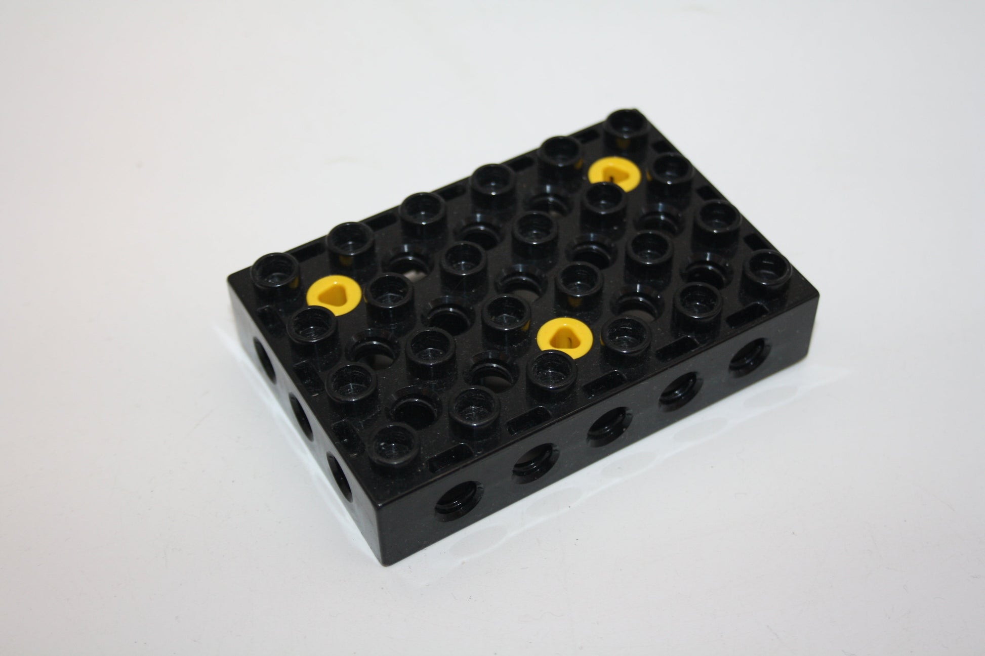 Duplo Toolo - 4x6 Stein mit Löchern an der Seite - schwarz - 31345c01 - Ersatzteil - Ersatzteile
