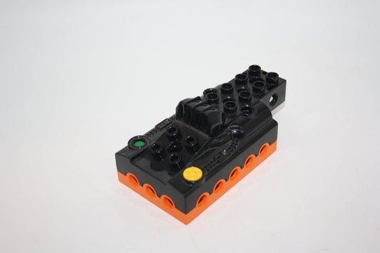Duplo - Toolo - Electric Motor aus Set 3590 - 45039c01 - schwarz-orange - Einzelteile - Ersatzteile