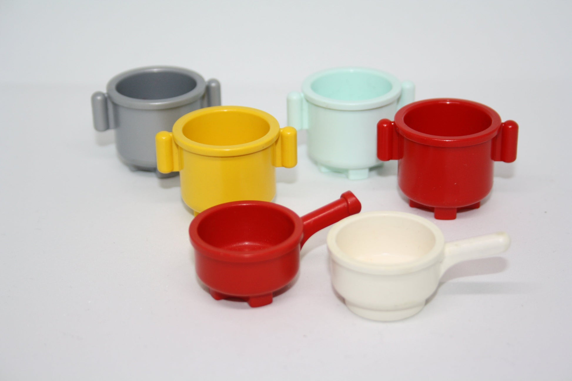 Duplo - Topf/Töpfe/Kochtöpfe/Kessel - versch. Farben/Formen - Einrichtung - Haushaltsartikel - Zubehör/Accessoires