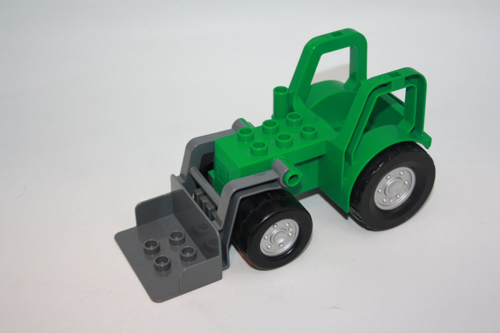 Duplo - Traktor/Trecker mit beweglicher Schaufel - grün - Bauernhof - Fahrzeuge - Fahrzeuge