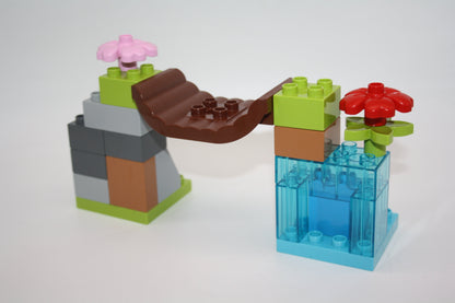 Duplo - Wasserfall mit Hängebrücke - aus 10997 Camping Abenteuer - neu/unbespielt - Figuren