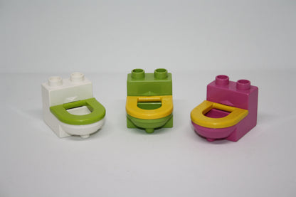 Duplo - WC/Toiletten mit klappbarer Brille - versch. Farben - Einrichtung - Möbel - Badezimmer - Möbel