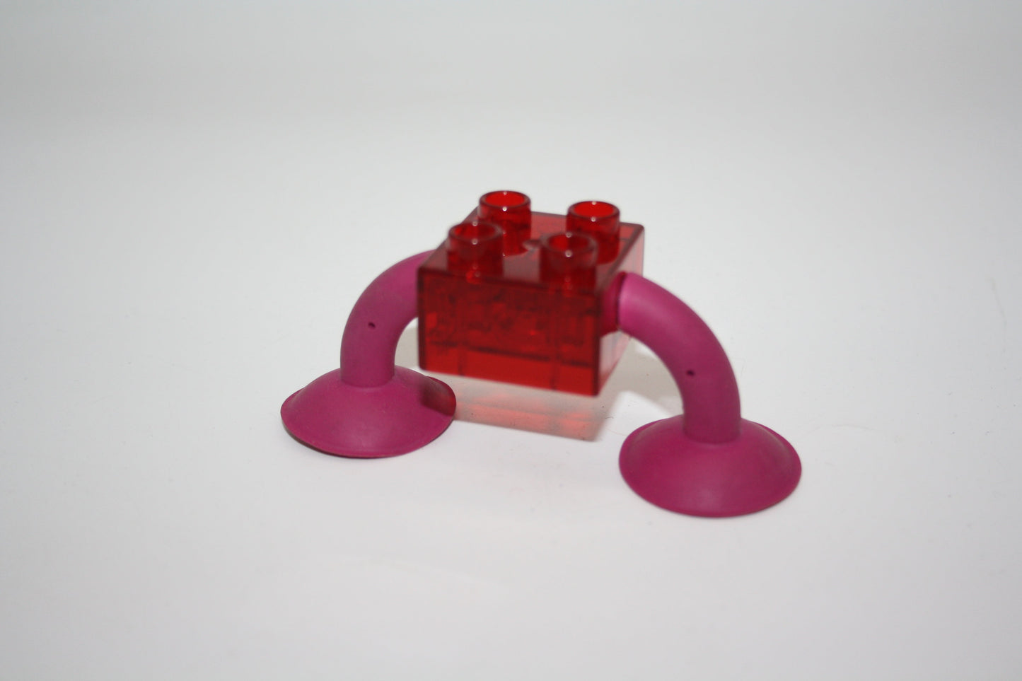 Duplo - Zooters Beine mit Saugfüßen - rot Transparent - Fantasy - Ersatzteil - Ersatzteile/Zooters