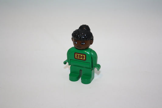 Duplo -Zoowärterin alt - grüne Hose/grünes Oberteil - Kelly - Frau - Figur - Zoowärter/in