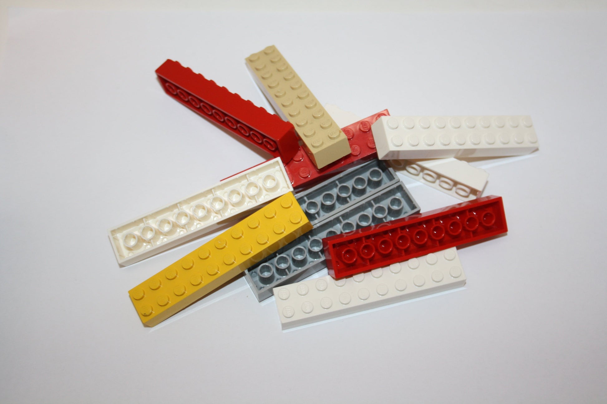 LEGO® - 10 2x10 Basic/Basis Steine/Grundbausteine (12er) - 3006 - bunt gemischt - Sparpaket - Nach Gewicht