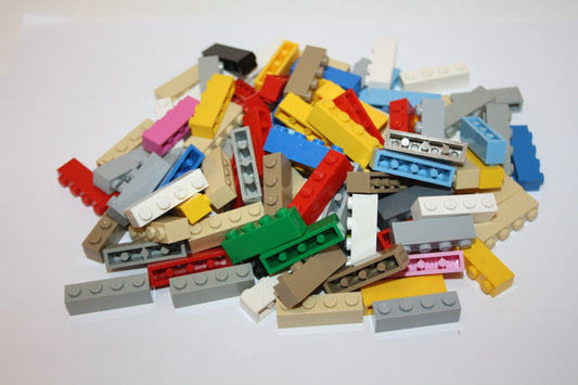 LEGO® - 100 1x4 Basic/Basis Steine/Grundbausteine - 3010 - bunt gemischt - Sparpaket - Nach Gewicht