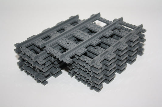 LEGO® - 13x Gerade Gleise - Schienen - Eisenbahn - Schienen