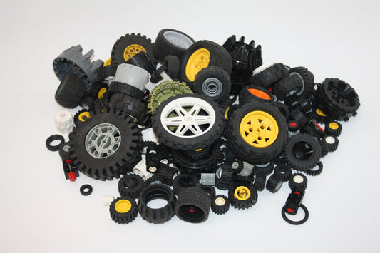 LEGO® - 1kg/1000g Reifen/Räder - Konvolut - Nach Gewicht