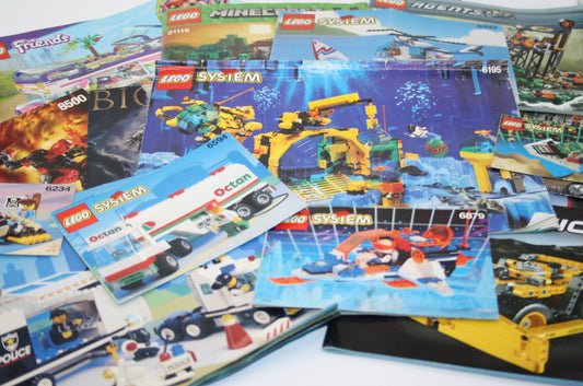 LEGO® - 1KG zufällige Bauanleitungen - Sparpaket - OBA/Bauanleitung - BAs - Sparpaket