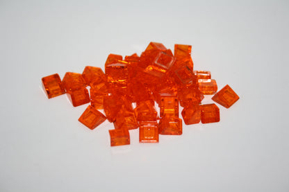 LEGO® - 1x1x2/3 Schrägstein/Käseecke/Slope - transparent orange - 64200 - Sonderstein - 6x-500x Sparpaket - 50x