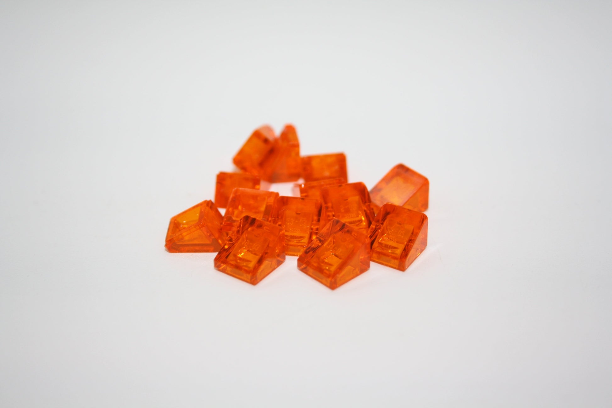 LEGO® - 1x1x2/3 Schrägstein/Käseecke/Slope - transparent orange - 64200 - Sonderstein - 6x-500x Sparpaket - 13x