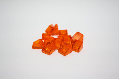 LEGO® - 1x1x2/3 Schrägstein/Käseecke/Slope - transparent orange - 64200 - Sonderstein - 6x-500x Sparpaket - 13x