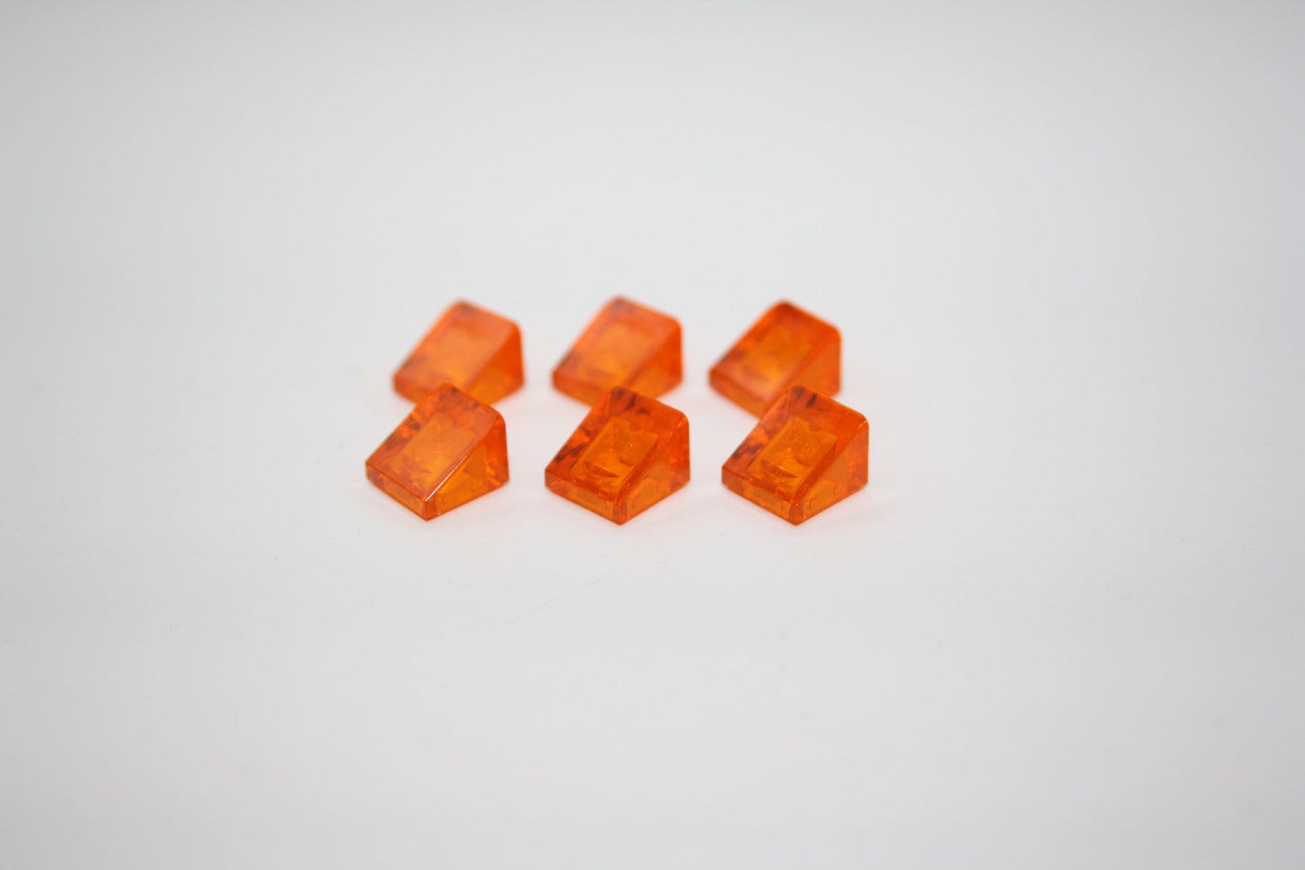LEGO® - 1x1x2/3 Schrägstein/Käseecke/Slope - transparent orange - 64200 - Sonderstein - 6x-500x Sparpaket - 6x