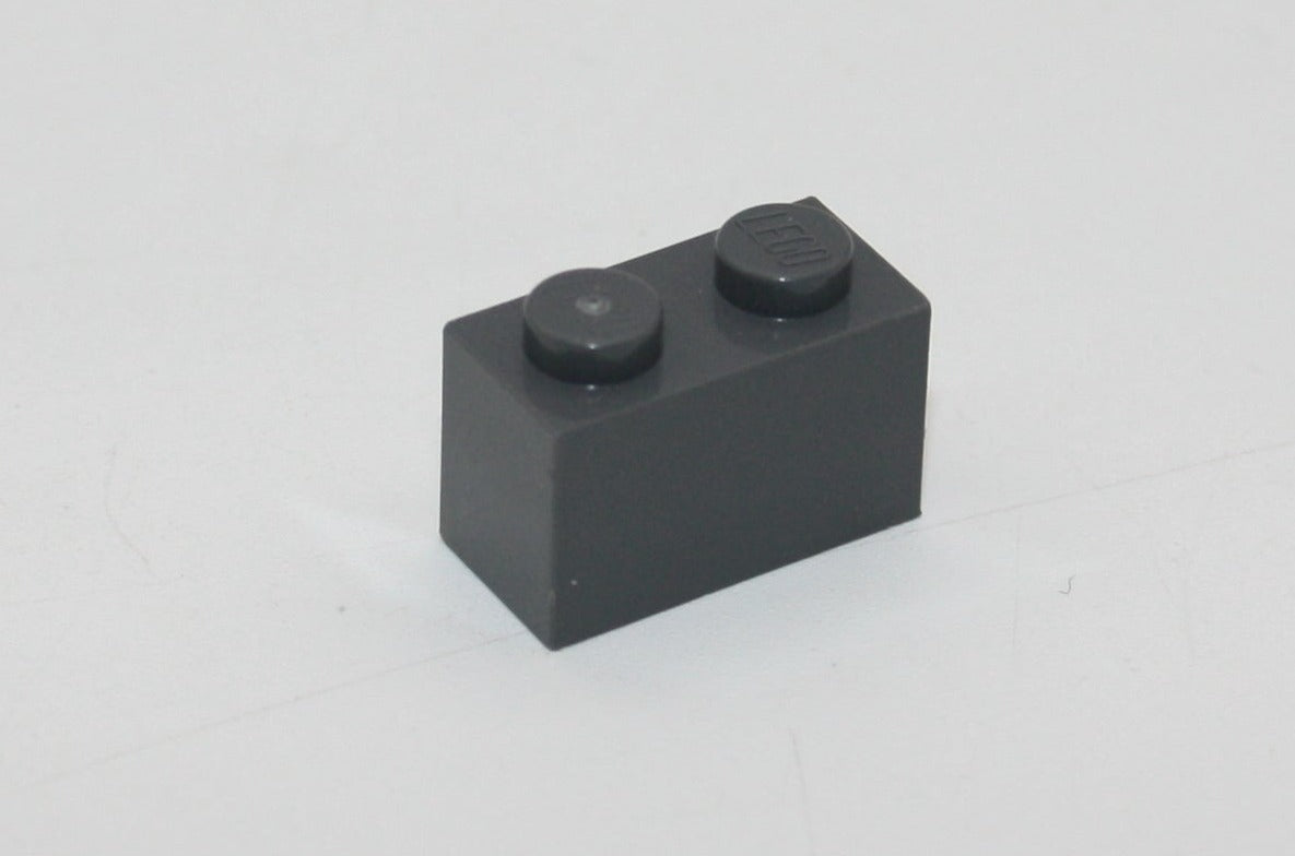 LEGO® - 1x2 Brick/Basic/Basis Stein - versch. Farben - 3004 - Einzelteil - dunkelgrau-neu - Steine - Basics