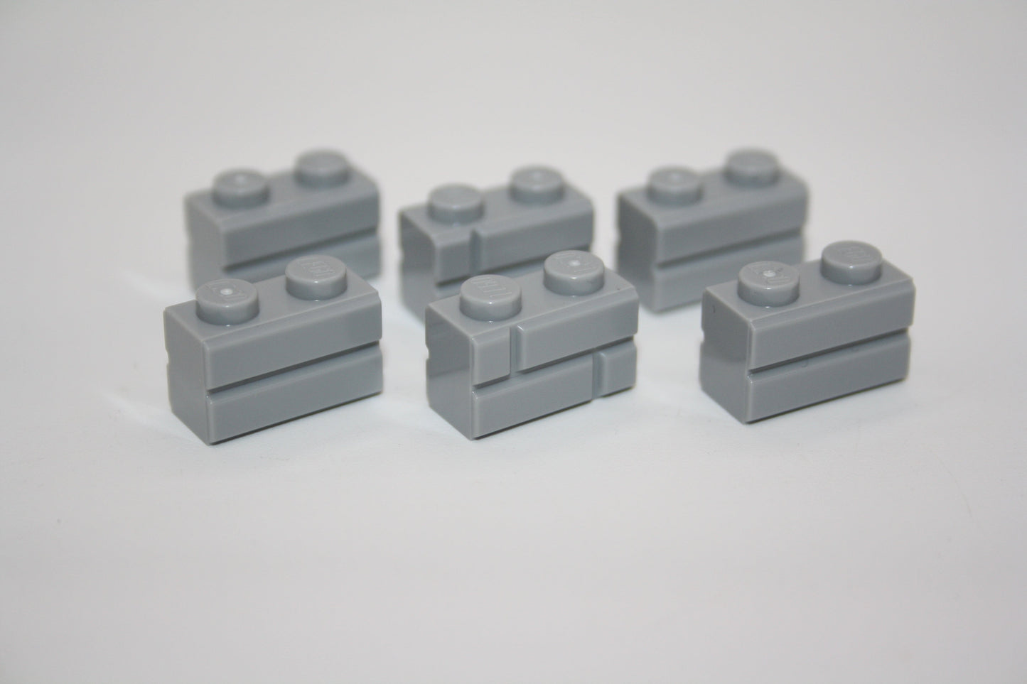 LEGO® - 1x2 Mauerstein/ Brick Masonry Profile - hellgrau - 98283 - 6x-100x Sparpaket - 6x - Sondersteine