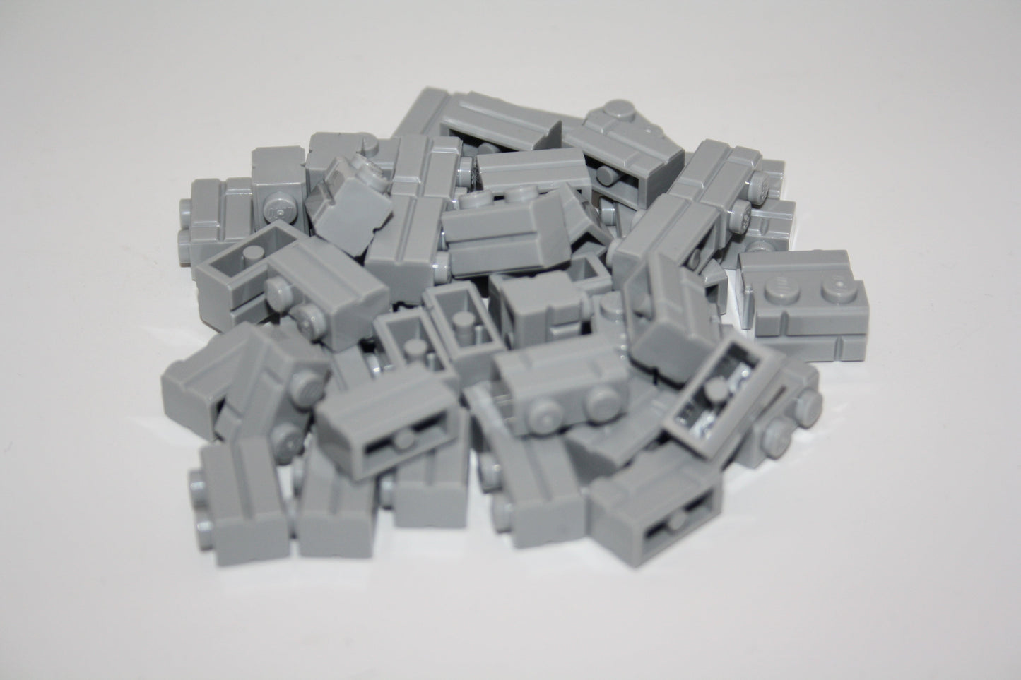 LEGO® - 1x2 Mauerstein/ Brick Masonry Profile - hellgrau - 98283 - 6x-100x Sparpaket - 50x - Sondersteine