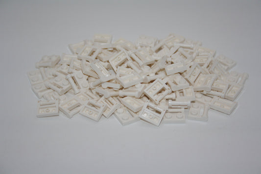 LEGO® - 1x2 Platte mit Seitengriff f. Clip/Plate with Bar handle- weiß/white - 48336 - 6x-100x Sparpaket - 100x