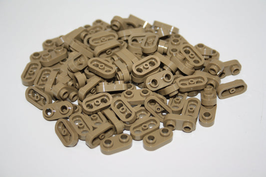 LEGO® - 1x2 Platte rund mit offenen Noppen/ Plate round with open Studs- dunkelbeige/dark Tan - 2540 - 6x-100x