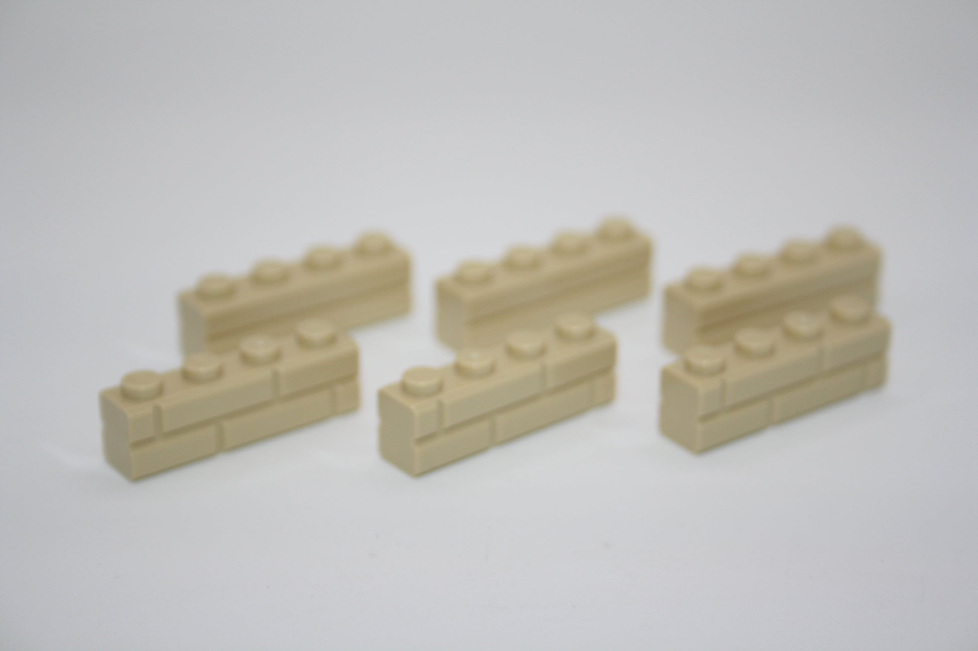 LEGO® - 1x4 Mauerstein/ Brick Masonry Profile - beige/Tan/Sandfarbe - 15533 - 1x-100x Sparpaket - 6x - Steine
