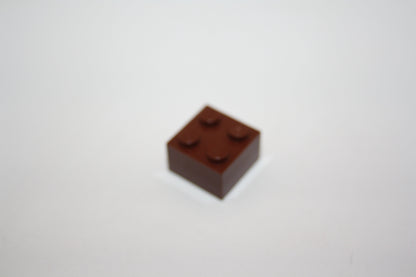 LEGO® - 2x2 Brick/Basic/Basis Stein (4er) - versch. Farben - 3003 - Einzelteil - rotbraun - Steine - Basics
