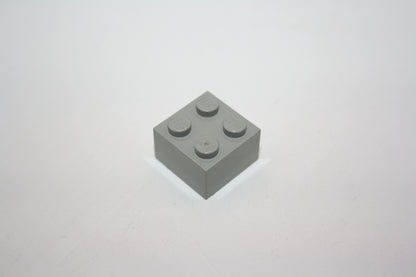 LEGO® - 2x2 Brick/Basic/Basis Stein (4er) - versch. Farben - 3003 - Einzelteil - hellgrau-alt - Steine - Basics