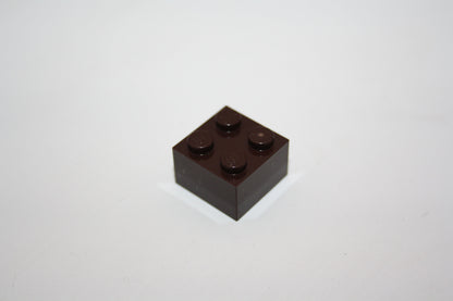 LEGO® - 2x2 Brick/Basic/Basis Stein (4er) - versch. Farben - 3003 - Einzelteil - dunkelbraun - Steine - Basics