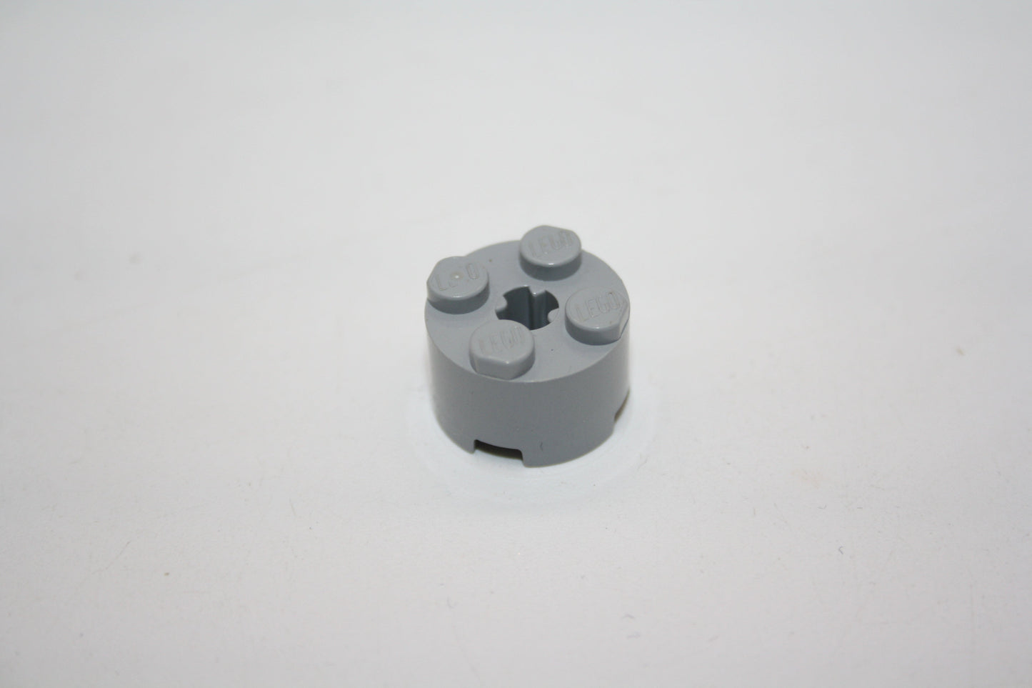 LEGO® - 2x2 rund Brick/Basic/Basis Stein mit Achsloch - versch. Farben - 3941 - Stein/Brick - hellgrau-neu - Steine