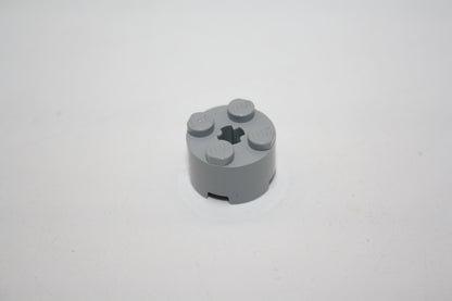 LEGO® - 2x2 rund Brick/Basic/Basis Stein mit Achsloch - versch. Farben - 3941 - Stein/Brick - hellgrau-neu - Steine