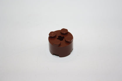 LEGO® - 2x2 rund Brick/Basic/Basis Stein mit Achsloch - versch. Farben - 3941 - Stein/Brick - rotbraun - Steine - Basics