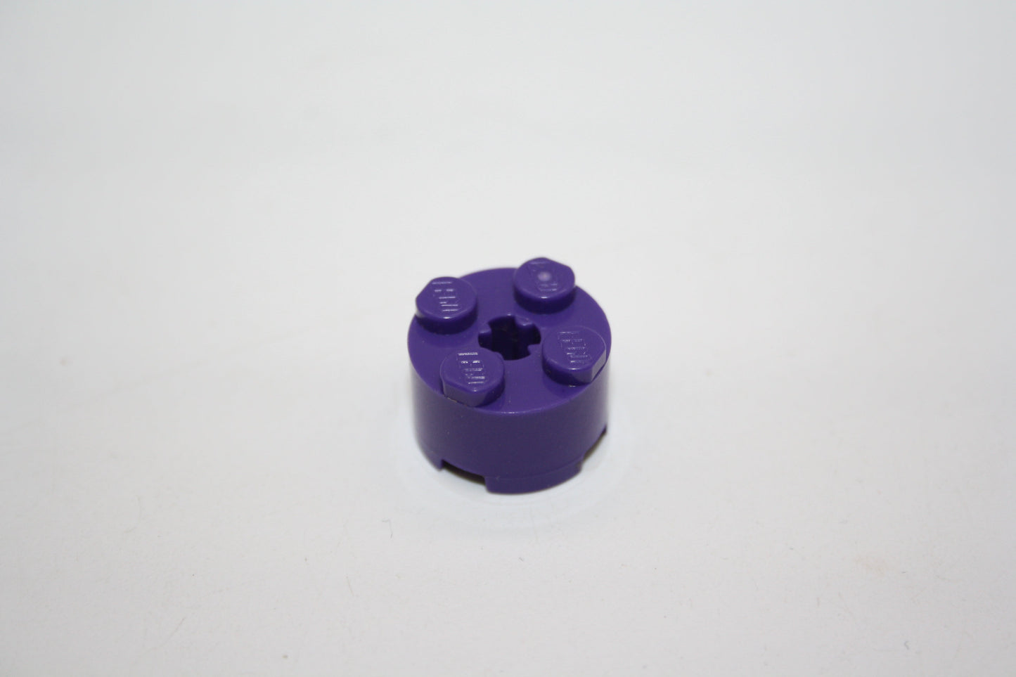 LEGO® - 2x2 rund Brick/Basic/Basis Stein mit Achsloch - versch. Farben - 3941 - Stein/Brick - lila - Steine - Basics