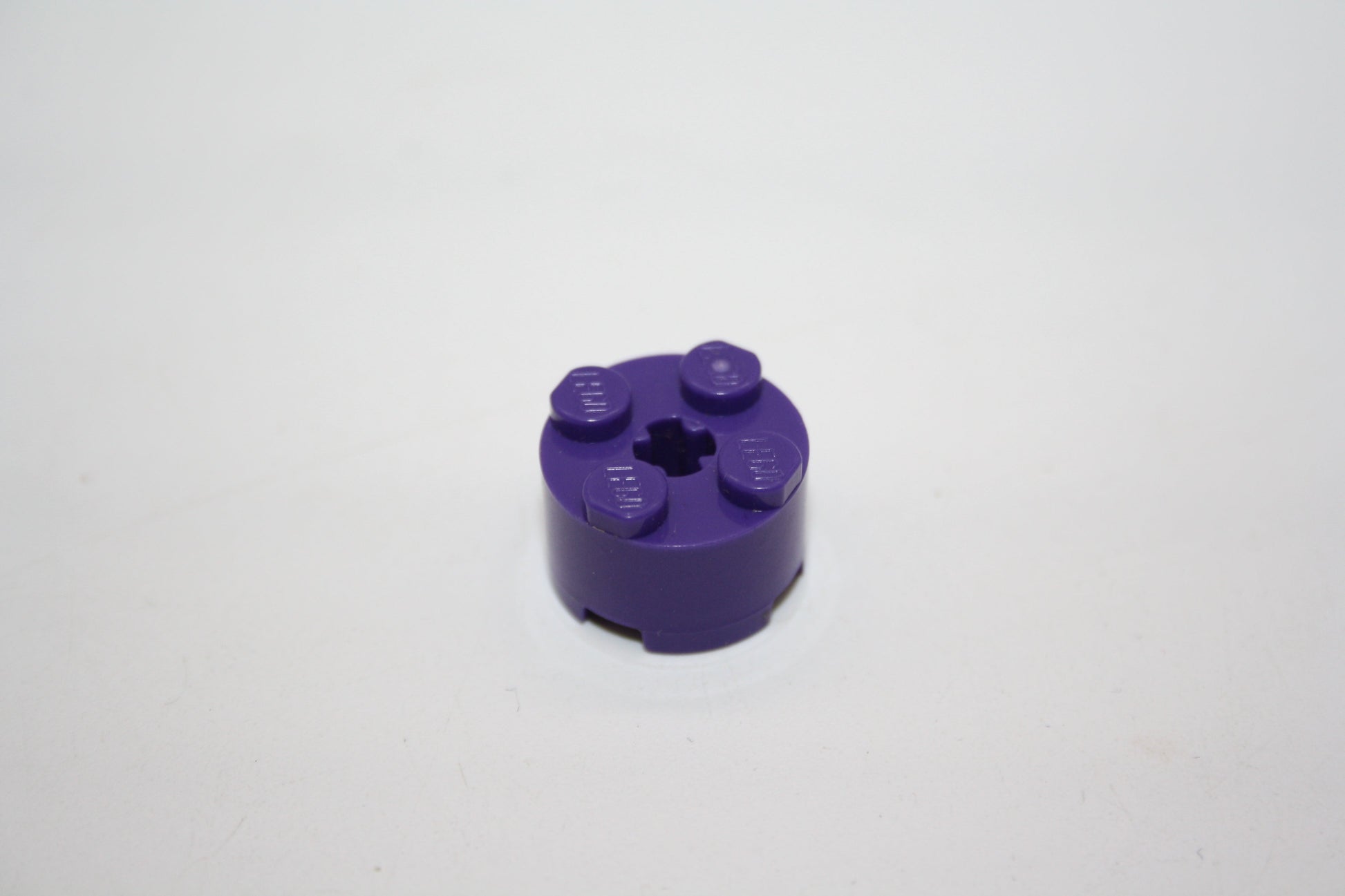 LEGO® - 2x2 rund Brick/Basic/Basis Stein mit Achsloch - versch. Farben - 3941 - Stein/Brick - lila - Steine - Basics