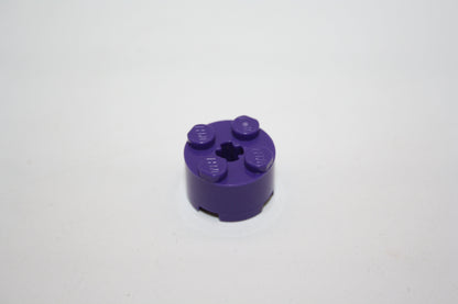 LEGO® - 2x2 rund Brick/Basic/Basis Stein mit Achsloch - versch. Farben - 3941 - Stein/Brick - lila - Steine - Basics