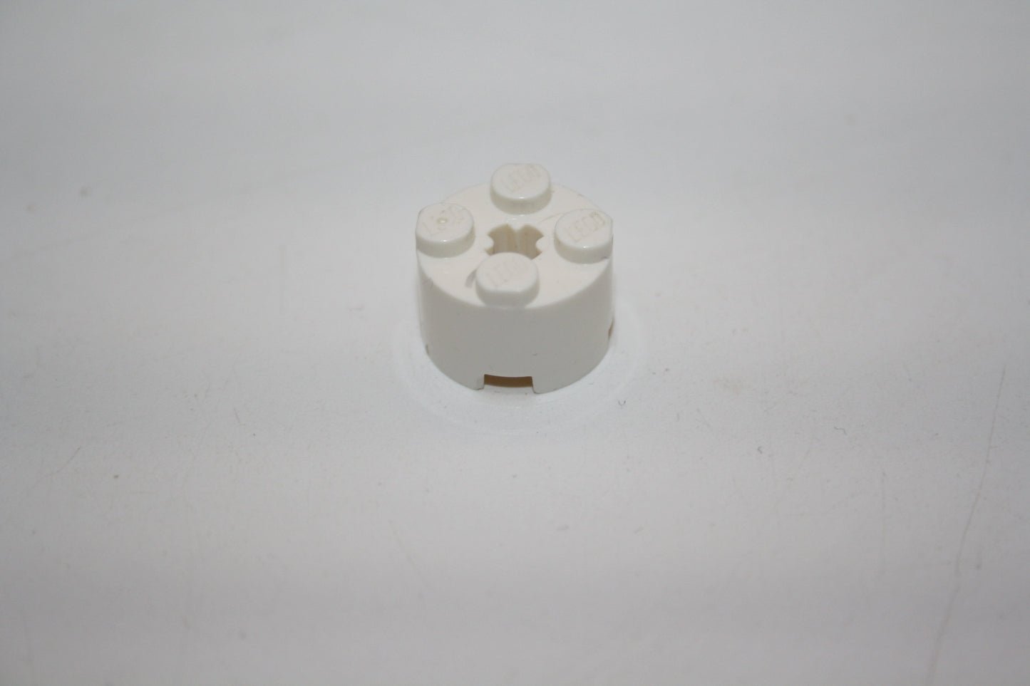 LEGO® - 2x2 rund Brick/Basic/Basis Stein mit Achsloch - versch. Farben - 3941 - Stein/Brick - weiß - Steine - Basics